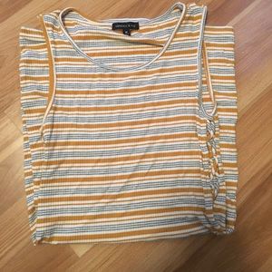 KENDALL AND KYLIE tight striped dress